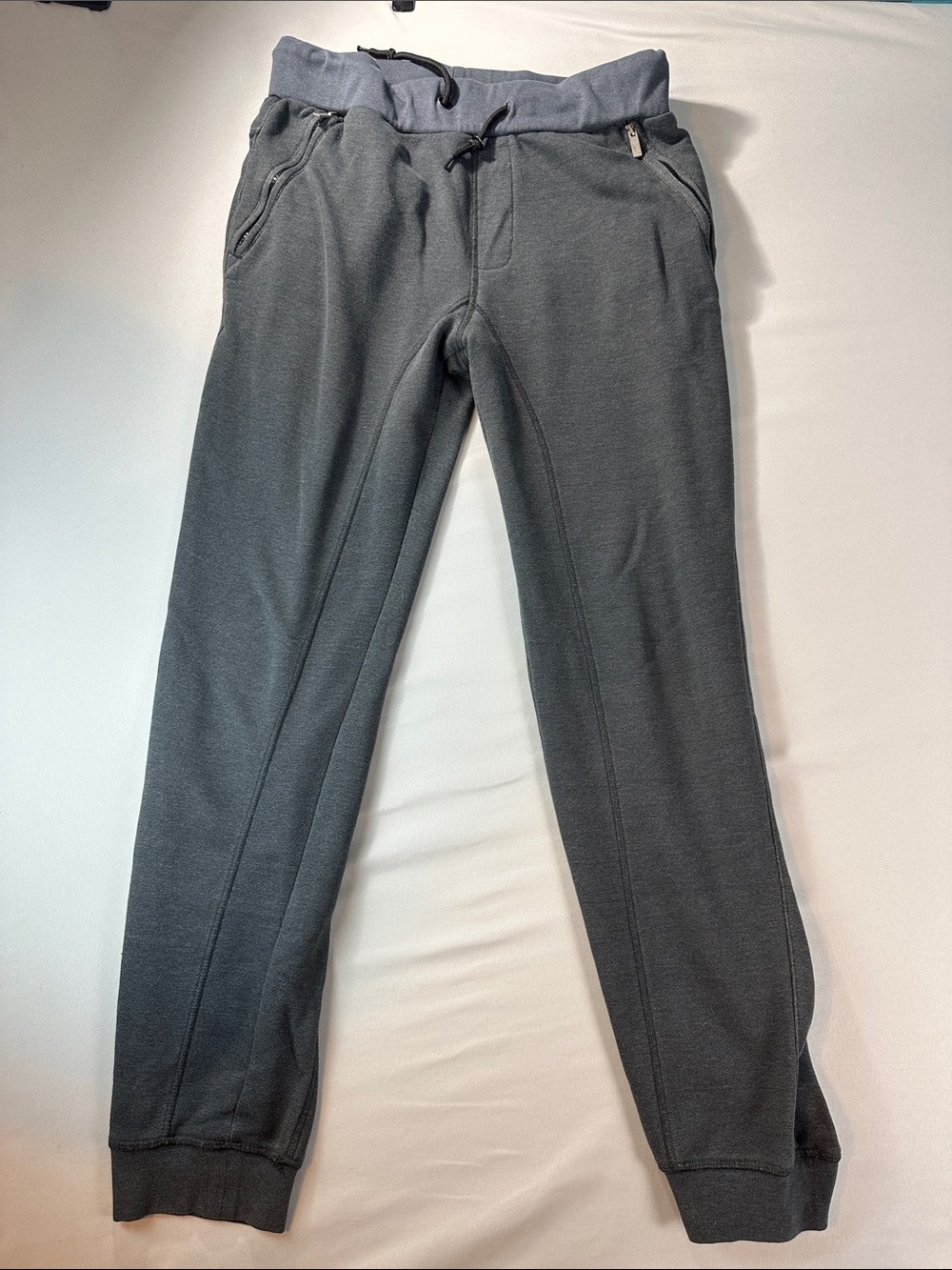 Ocean Current Men's Joggers Charcoal Gray Sweatpants Zipper Pockets